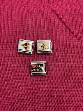 Vintage Family Set of Italian Charms